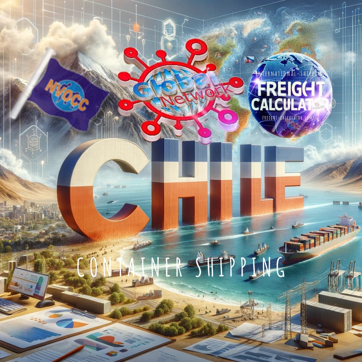 Chile A.I. Freight Calculator For Ocean Container Shipping